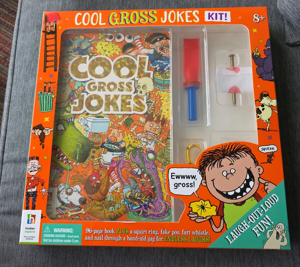 Cool Gross Jokes Kit – Orange Multi-Color Funny Prank Set for Kids